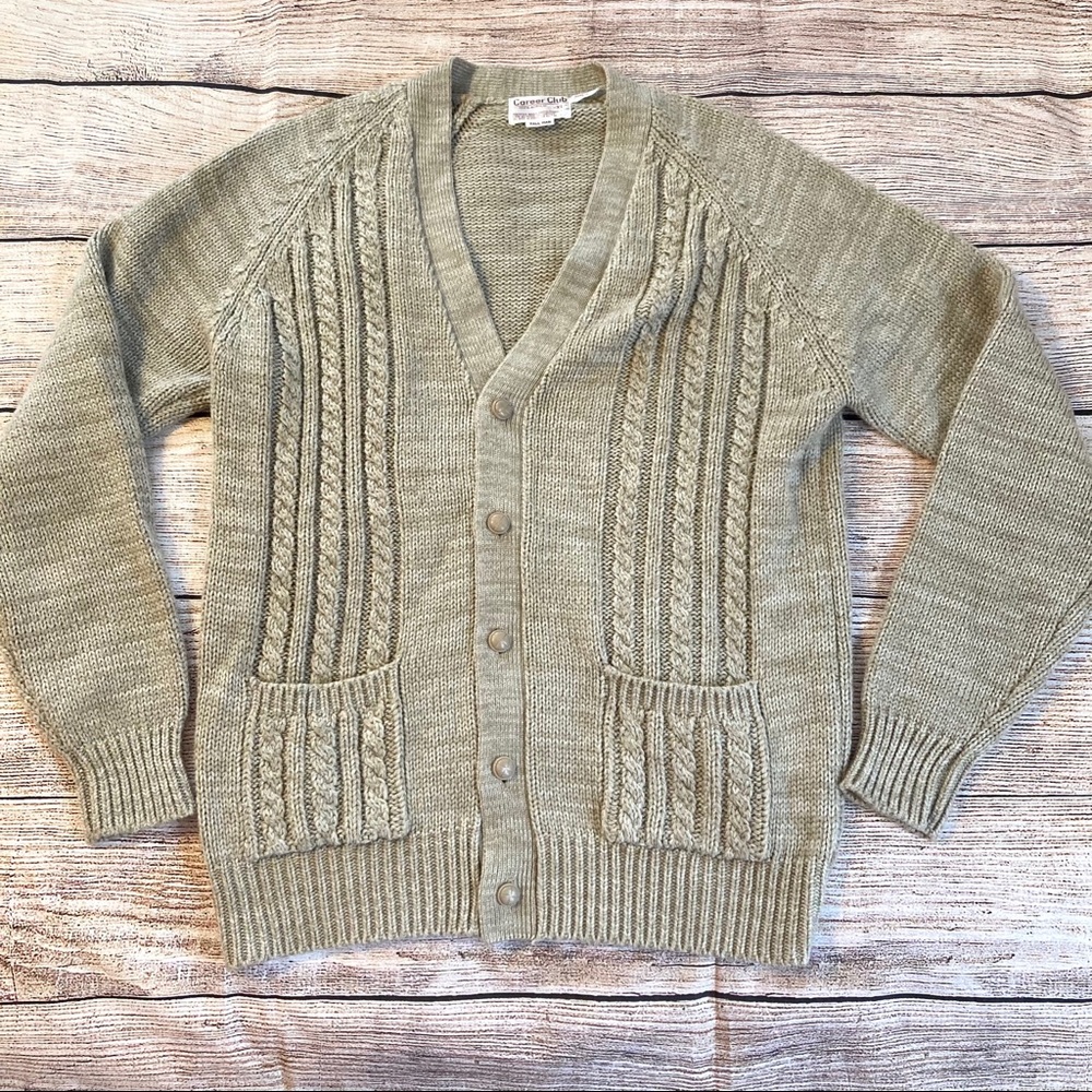 Vintage Grandpa Cardigan Oversized